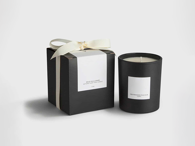 Custom Black Candle Boxes